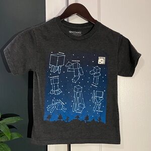 MINECRAFT Mojang™  Kids Charcoal Graphic Tee Size S (7-8)